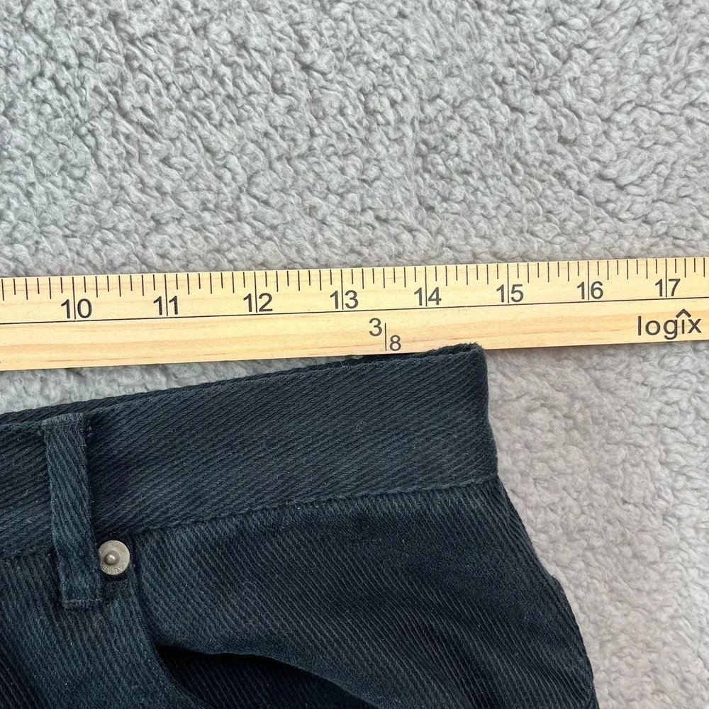 Lauren Ralph Lauren Women's Black Corduroy‎ Straight Leg Pants Mid-Rise Size 10P